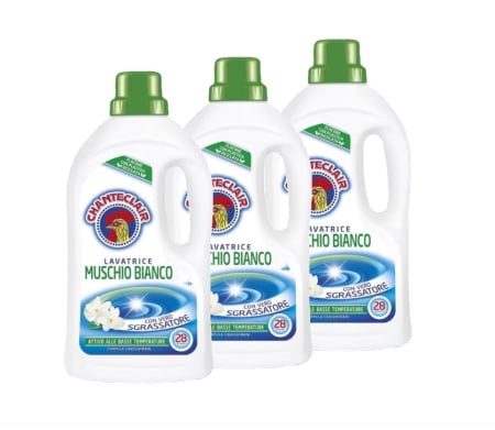 Detergenti textile - Chante Clair Detergent lichid cu Mosc Alb,  3*1.26 L