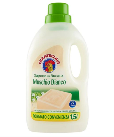 Detergenti textile - Chante Clair Sapun lichid pentru rufe, Mosc Alb, 1.5 L