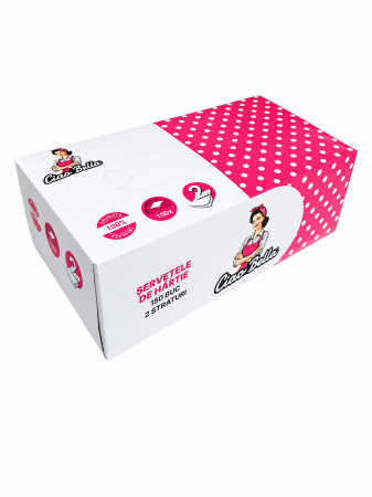 Ingrijire faciala - Ciao Bella Servetele faciale, 2 straturi, 150 buc