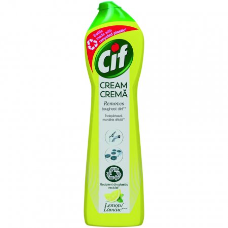 DETERGENTI, PRODUSE CURATENIE - Cif Lemon, crema de curatat, 500 ml
