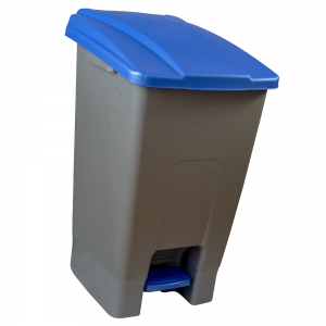 COLECTARE SELECTIVA - Cos gunoi cu pedala CEX CUBE, 70 l, albastru
