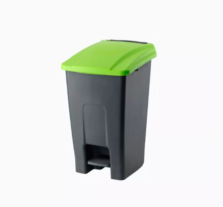 COLECTARE SELECTIVA - Cos gunoi cu pedala, CEX CUBE ECO, 50 l, verde