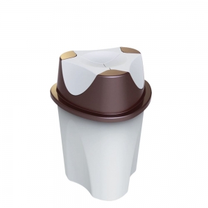 Cosuri plastic - Cos gunoi capac batant Trio, 9 l