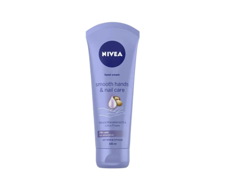COSMETICE, INGRIJIRE PERSONALA - Crema de maini, Nivea, Smooth Hands & Nail Care, 100 ml
