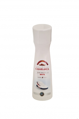Intretinere incaltaminte - Crema lichida pentru pantofi, Alb, 50 ml, Casablanca