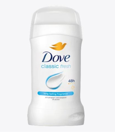 Antiperspirante - Deodorant antiperspirant Dove Classic, stick, 50 ml