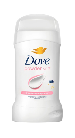 Antiperspirante - Deodorant antiperspirant Dove Powder Soft, stick, 40 ml