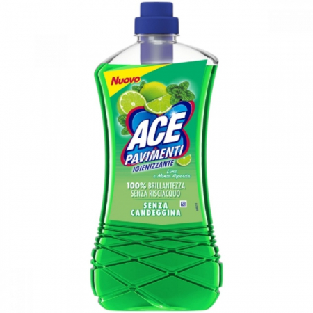 Piatra naturala/ placi ceramice - Detergent igienizant pardoseli, Ace, Lime & Menta, 1l