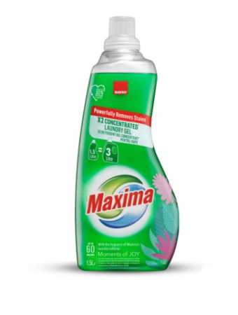 Detergent de rufe - Detergent lichid concentrat Sano Maxima Moments of Joy, 1.5 l, 60 spalari