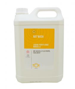 Detergenti vase - Detergent lichid pentru spalare manuala, NAT WASH - CERTIFICAT ECOCERT, 5 L