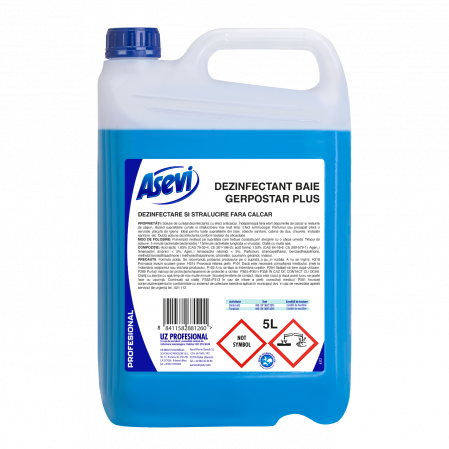 Baie si toaleta - Asevi detergent dezinfectant baie Gerpostar Plus, 5 L