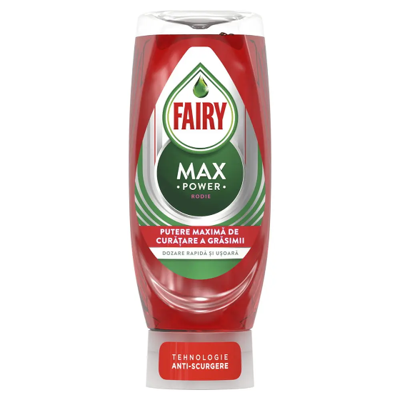 DETERGENTI, PRODUSE CURATENIE - Detergent vase Fairy Max Power Rodie, 650 ml