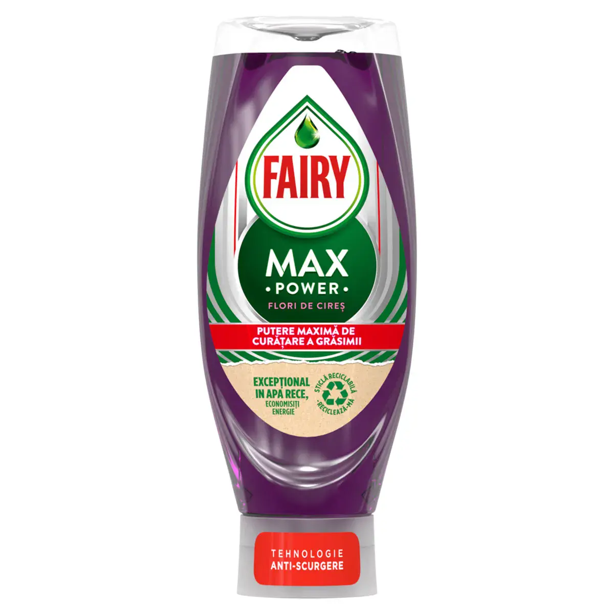 DETERGENTI, PRODUSE CURATENIE - Detergent vase Fairy Max Power Flori de cires, 650 ml