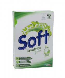 Detergent de rufe pulbere, Soft Green, Biophura, 18 spalari, 1.350 kg [0]