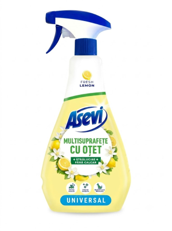 Curatare universala - Asevi Detergent multisuprafete cu otet, 750 ml