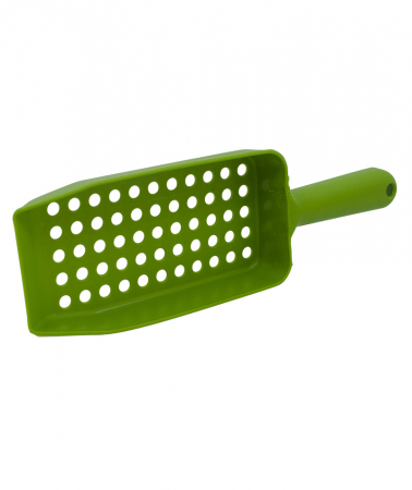 Animale de companie - Lopatica din plastic pentru litiera, verde