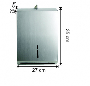 Dispensere - Dispenser inox prosoape pliate Z, cu sistem antivandalism