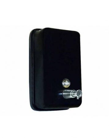 Dispensere - Dispenser de sapun lichid negru, metalic, 1 L