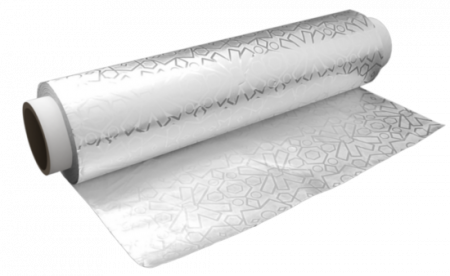 Folii si ambalaje - Folie de aluminiu groasa, embosata, 13 microni, 29 cm, 900 gr
