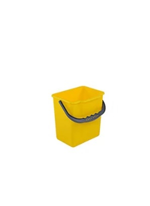 Carucioare curatenie - Galeata pentru carucior curatenie,  galben, 6 L