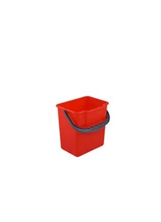 Carucioare curatenie - Galeata pentru carucior curatenie,  rosu, 6 L