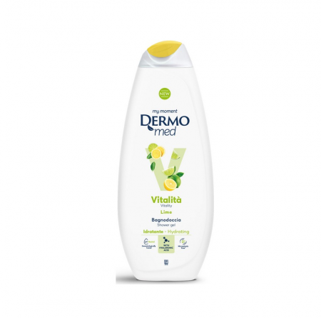 Ingrijire corp - Gel de dus Dermomed Vitalita Lime, 650 ml