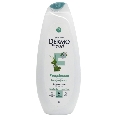 Ingrijire corp - Gel de dus Dermomed Muschio Bianco, 650 ml