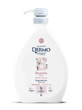 Ingrijire corp - Gel de dus Dermomed White Flower, 1 L