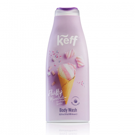 Ingrijire corp - Gel de dus Keff Marshmellow, 500 ml
