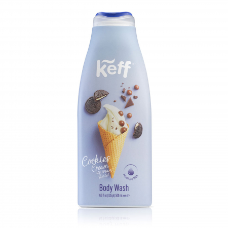 Ingrijire corp - Gel de dus Keff Cookies & Cream, 500 ml
