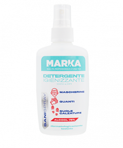 COSMETICE, INGRIJIRE PERSONALA - Spray hidroalcoolic igienizant, 75% alcool, pentru maini, manusi, masti si talpi pantofi, 110 ml