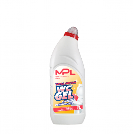 Detergent toaleta - Gel Wc igienizant cu clor, 1L