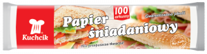 Folii si ambalaje - Hartie impachetat alimente Kuchcik, 100 coli/set
