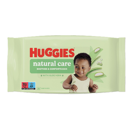 Ingrijire bebelusi - Huggies Baby Natural Care, Servetele umede 56 buc/set