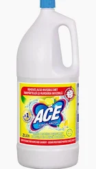 Aditivi spalare - Inalbitor parfumat Ace Lemon cu clor, 2 l