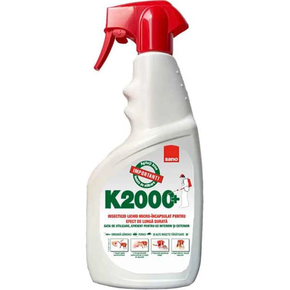 Insecticide - Insecticid  Sano K2000+ cu pulverizator, 750 ml