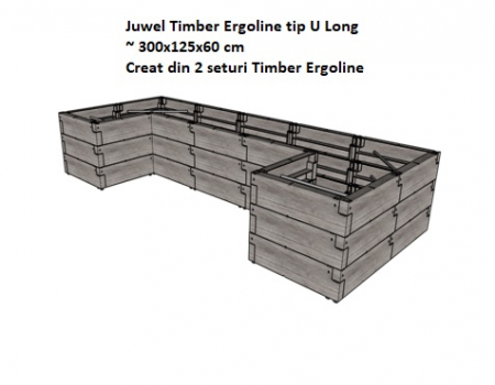 Jardiniera de gradina Juwel Timber Ergoline [9]