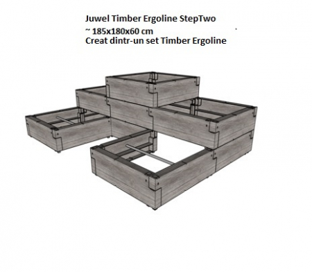 Jardiniera de gradina Juwel Timber Ergoline [5]