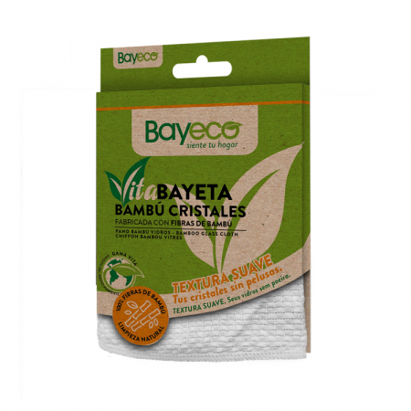 ACCESORII CURATENIE - Laveta geam din fibre de bambus, 40x35 cm, 1 buc