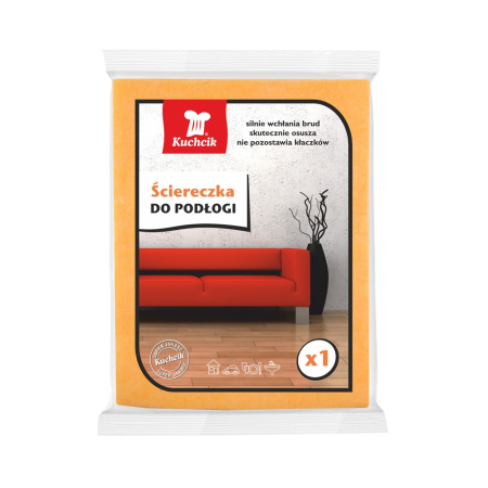 ACCESORII CURATENIE - Laveta vascoza pardoseala, portocaliu, 1 buc/set