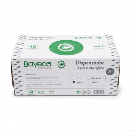 Lavete speciale - Lavete microfibra uz universal, rosie, 30x30 cm, 40 buc/ pachet