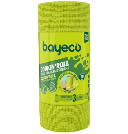 Lavete speciale - Rola lavete microfibra verde, 30x22 cm, 30 buc/ rola