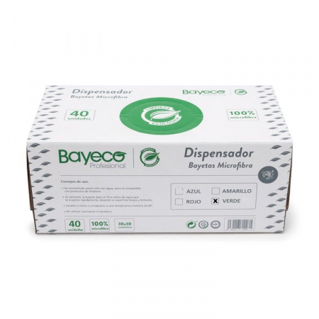 Lavete speciale - Lavete microfibra uz universal, verde, 30x30 cm, 40 buc/ pachet