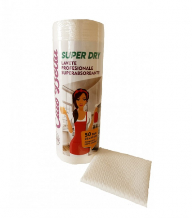 Lavete profesionale superabsorbante, Ciao Bella Super Dry, 50 buc/ rola [1]