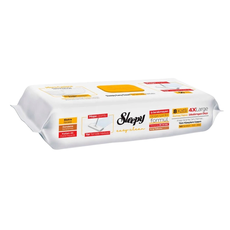 Lavete - Lavete umede pentru curatare pardoseli, SLEEPY EASY CLEAN, Herbal, 50 buc