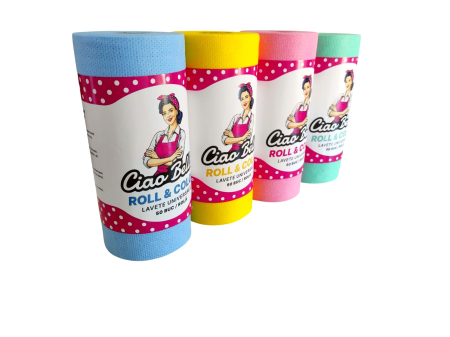 Lavete universale pe rola, Ciao Bella, 50 buc, rosu [1]