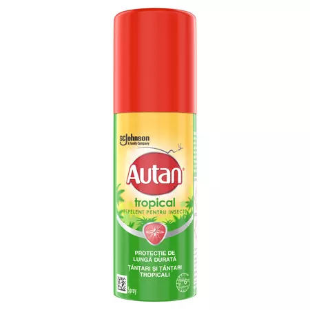 Insecticide - Spray impotriva tantarilor Tropical Mini, Autan, 50 ml