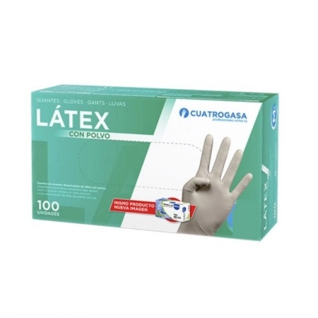 Manusi medicale - Manusi din latex, pudrate L, 100 buc/ set