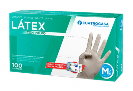 Manusi din latex, pudrate L, 100 buc/ set [1]