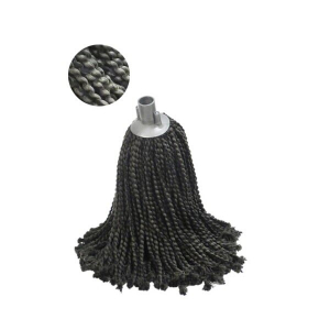 Rezerve Mop Clasice - Mop microfibra si bumbac, negru, 225 g